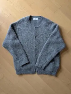 ADAM ET ROPE' モヘアミックス クルーネックカーディガン M