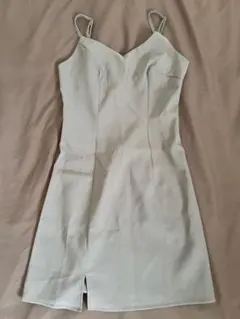 キャミワンピース ライトグレー ジャケット付き