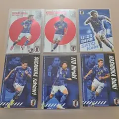 サッカー日本代表　サッカー日本代表チップス2024 カードセット