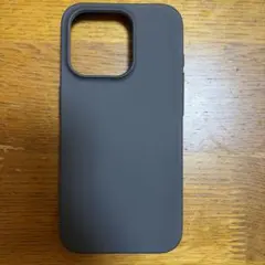 【極美品】無印良品 iPhone15Pro ケース ブラック シンプル