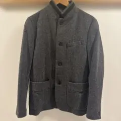 メンズ ノーカラージャケット