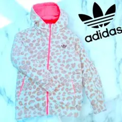 【美品】アディダスオリジナルス　adidas ヒョウ柄　リバーシブル　フリース