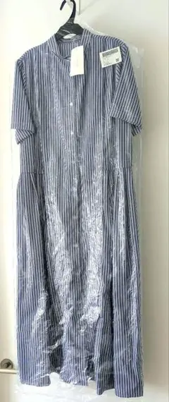 【新品】LAVEANGE（ラビアンジェ）ストライプシャツワンピース