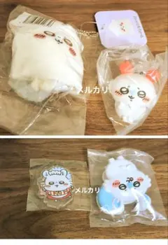 ちいかわ モモンガ 4点セット マスコット アクスタ クリップ