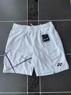 タグ付新品未使用品 YONEX ヨネックス ホワイト ハーフパンツ M