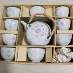 有田焼　春花　急須　湯呑み　茶器揃　昭和レトロ