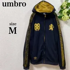 umbroアンブロ　フード付 トラックジャケット ライオン デサント製 M 古着