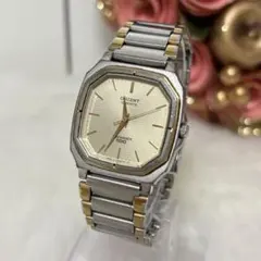 新品電池 ORIENT SWIMMER 100m防水 ゴールド文字盤 腕時計のサムネイル