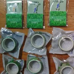 ピクミン非売品グッズ　食品ピック　マスキングテープ