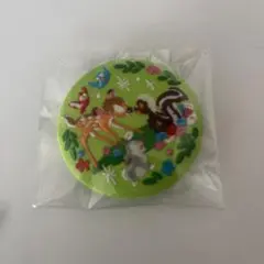 ディズニー　刺繍缶バッジ　バンビ