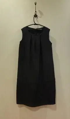 23区 オンワード樫山 黒　ノースリーブ ワンピース　フォーマル　フレア