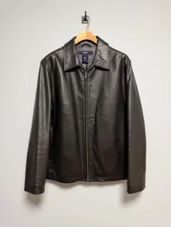 【名作2002年製】OLD GAP カウレザーカーコート M 黒 井口理着のサムネイル