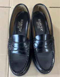 HARUTA ローファー 4514 24.0cm EE ブラック