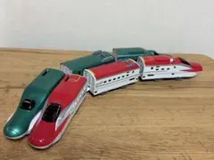 p8プラレール　連結仕様　はやぶさ・こまち　新幹線　まとめ売り