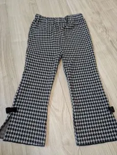 バースデイ　コトリ　cottoli 千鳥柄フレアパンツは