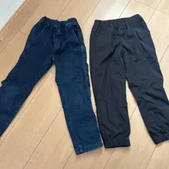 UNIQLO120cm暖パン　裏起毛　美品2枚セット