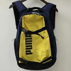 中古品！処分！PUMAプーマ　イエロー×ネイビー リュック