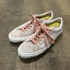 コンバース　オールスター　ピンク スエード スニーカー 27.5