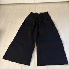 BLAMINK ブラミンク バミューダ　ブラック パンツ　36 BLAMINK ブラミンク バミューダパンツ コットン ブラック 36 - メルカリ
