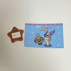 たまごっち　めめっち カプコンカフェ　お名前バッジ　ポストカード　セット