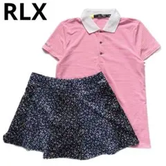 RLX POLO GOLF ポロゴルフ　セットアップ　ポロシャツ　スカート　花柄