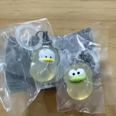 はぴだんぶいめじるしアクセ なりきりオイスター ペックル＆けろっぴ２点セット