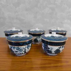 蓋付き湯呑み茶碗5客