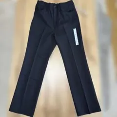 新品 GU ジーユー センタープレスストレートパンツ ユニセックス Sサイズ