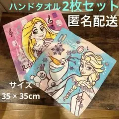 新品　アナ雪　ラプンツェル　ディズニーファンタジースプリングス　ハンドタオル