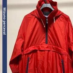 【ほぼ未使用】Mizuno フード付きジャケット Lサイズ ブラック/レッド 0000307844019.jpg