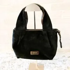 【未使用級】Dakota ダコタ パローネ トートバッグ ブラック　ベロアのサムネイル