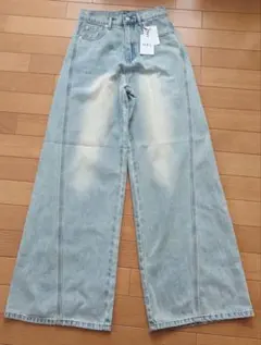 GRL 切替ワイドデニムパンツ[cu603] Sのサムネイル