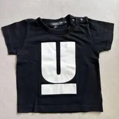 UNDERCOVER Uロゴ ベビーTシャツ ブラック 90のサムネイル