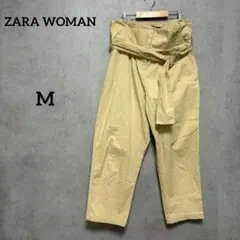 ZARA WOMAN　ハイウエストパンツ ウエストベルト　Mのサムネイル