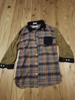 シフリーsifuryチェック柄シャツ 七分丈　２
