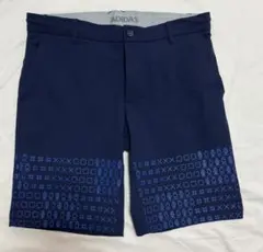 アディダス ゴルフ ショートパンツ ネイビー 男性用 Oサイズ