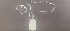 クリスタル風ロングネックレス