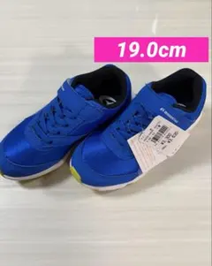 【新品】moon STAR スニーカー　19.0EE ブルー　青　ムーンスター