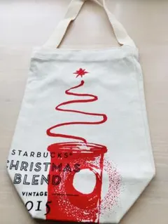 スタバ ホリデークリスマス ノベルティミニトートバッグ