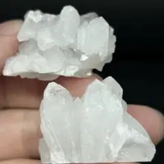 ■459 天然石 水晶 クラスター 2点■