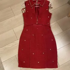 an レッド タイトドレス Sサイズ