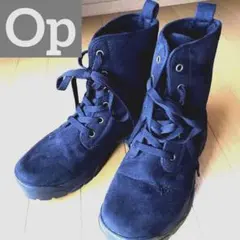 ウォリしゃん♥️詰め隊８８８円♥️OP スエードショートブーツ 編み上げ 擦れあり