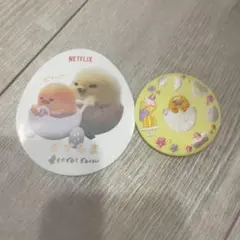 Netflix くてぃまま ステッカー & イースターエッグ　風バッジ