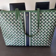 Tory Burch チェック柄トートバッグ