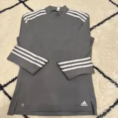 adidas グレー 長袖シャツ　ゴルフウエアレディース