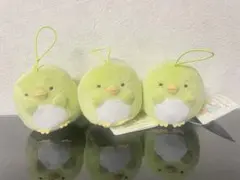 すみっコぐらし ばんざいゴムひも付きマスコット ぺんぎん？ 　3個セット