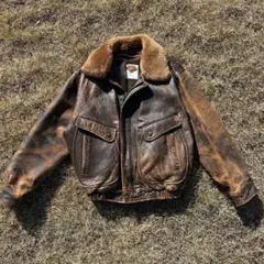 【80s】USA製 g-1 a-2 ハーレーダビッドソン フライトレザージャケッ