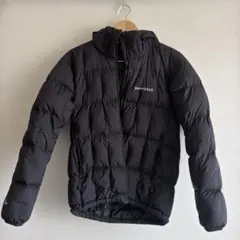 mont-bell ブラック スペリオダウンジャケット　メンズ