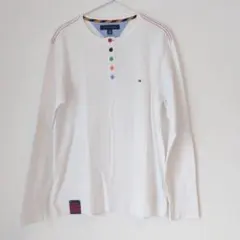 TOMMYHILFIGER トミーヒルフィガー ヘンリーネックシャツ Sサイズ