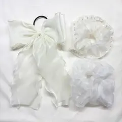 ヘアゴム シュシュ 3点セット